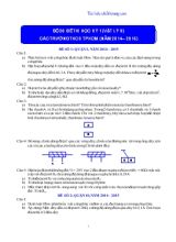 Bộ 26 đề thi học kỳ 1 (vật lý 9)